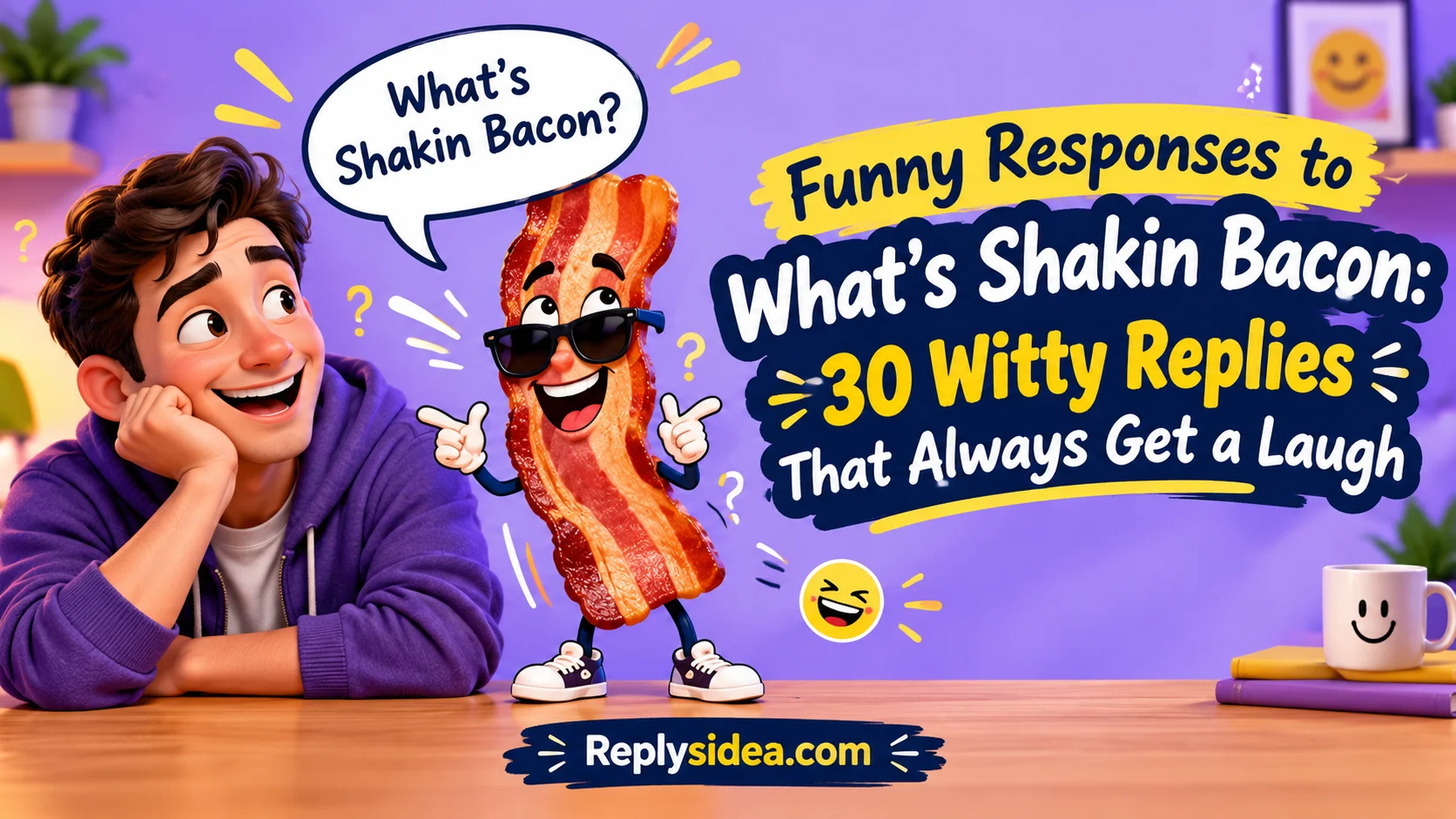 Funny Responses to What's Shakin Bacon